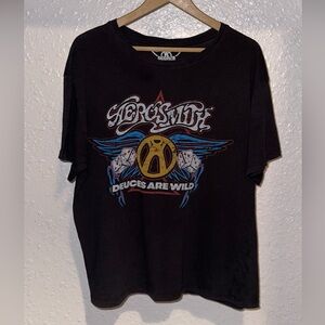 AEROSMITH DEUCES WILD GRAPHIC TEE - L